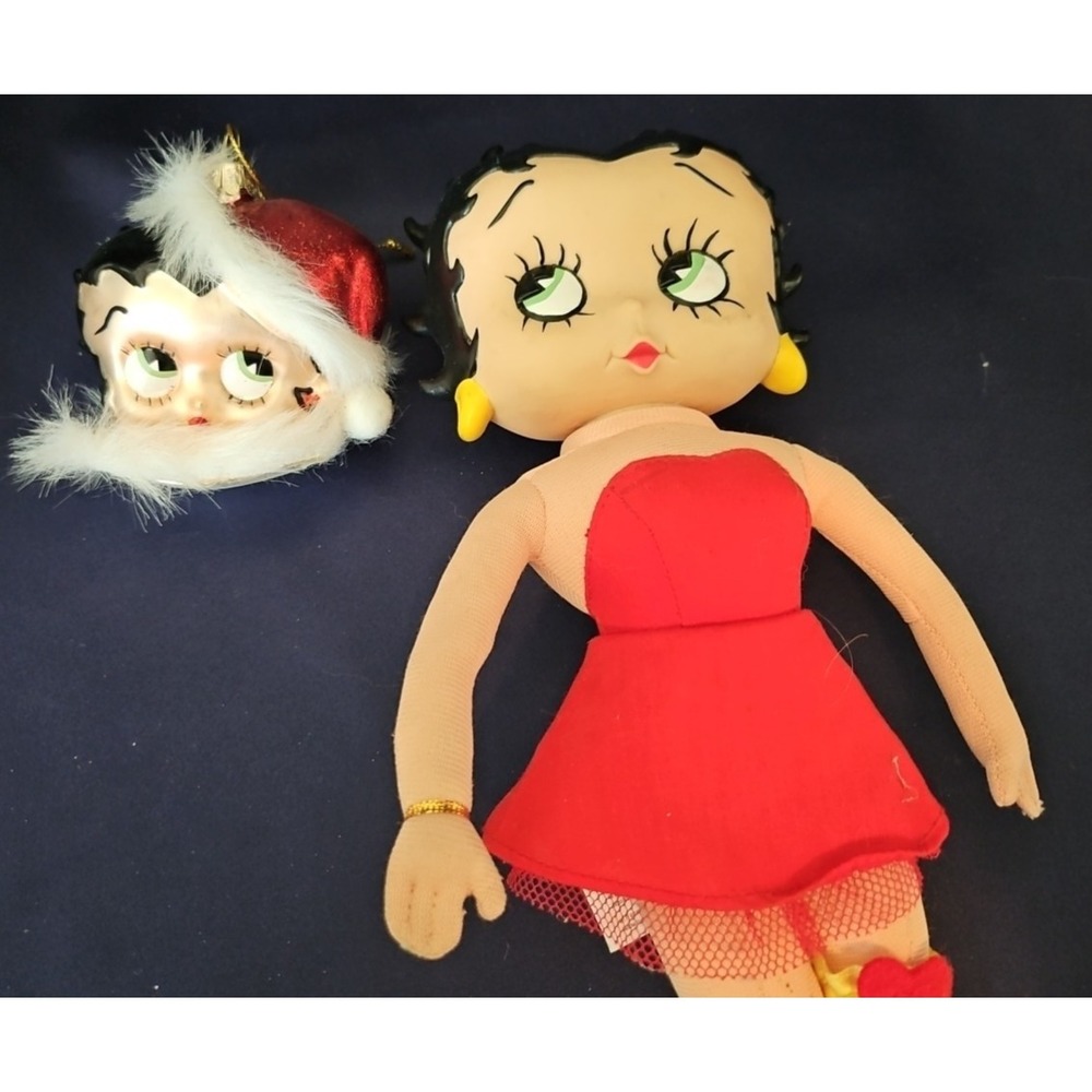 Betty Boop Doll And Christmas Ornament‎